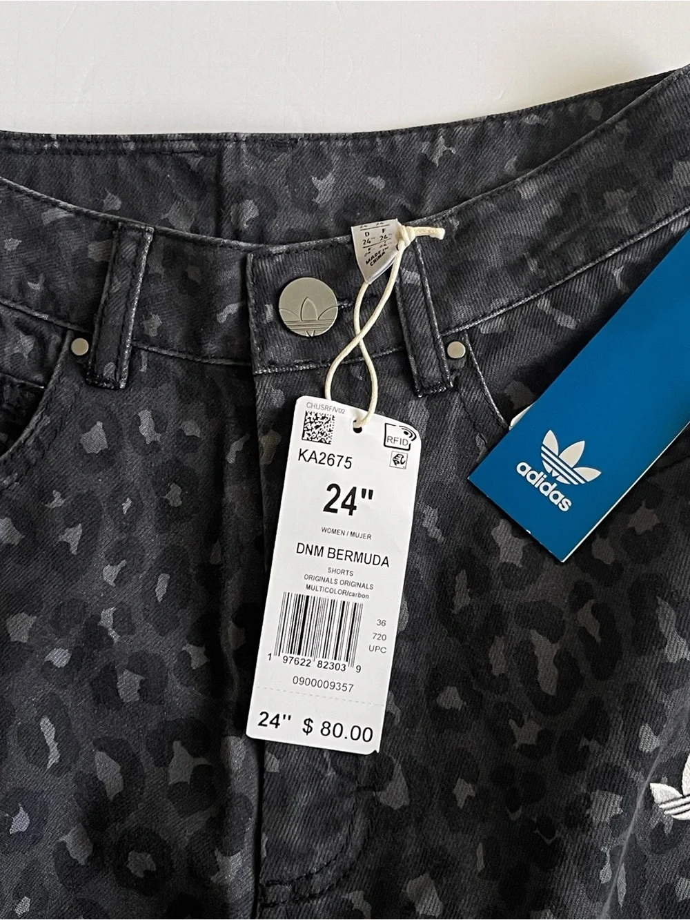 adidas Originals Denim Bermuda Shorts